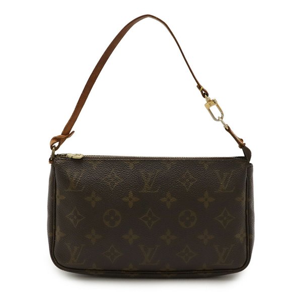 LOUIS VUITTON Brown Monogram Pouch - Picture 1 of 9